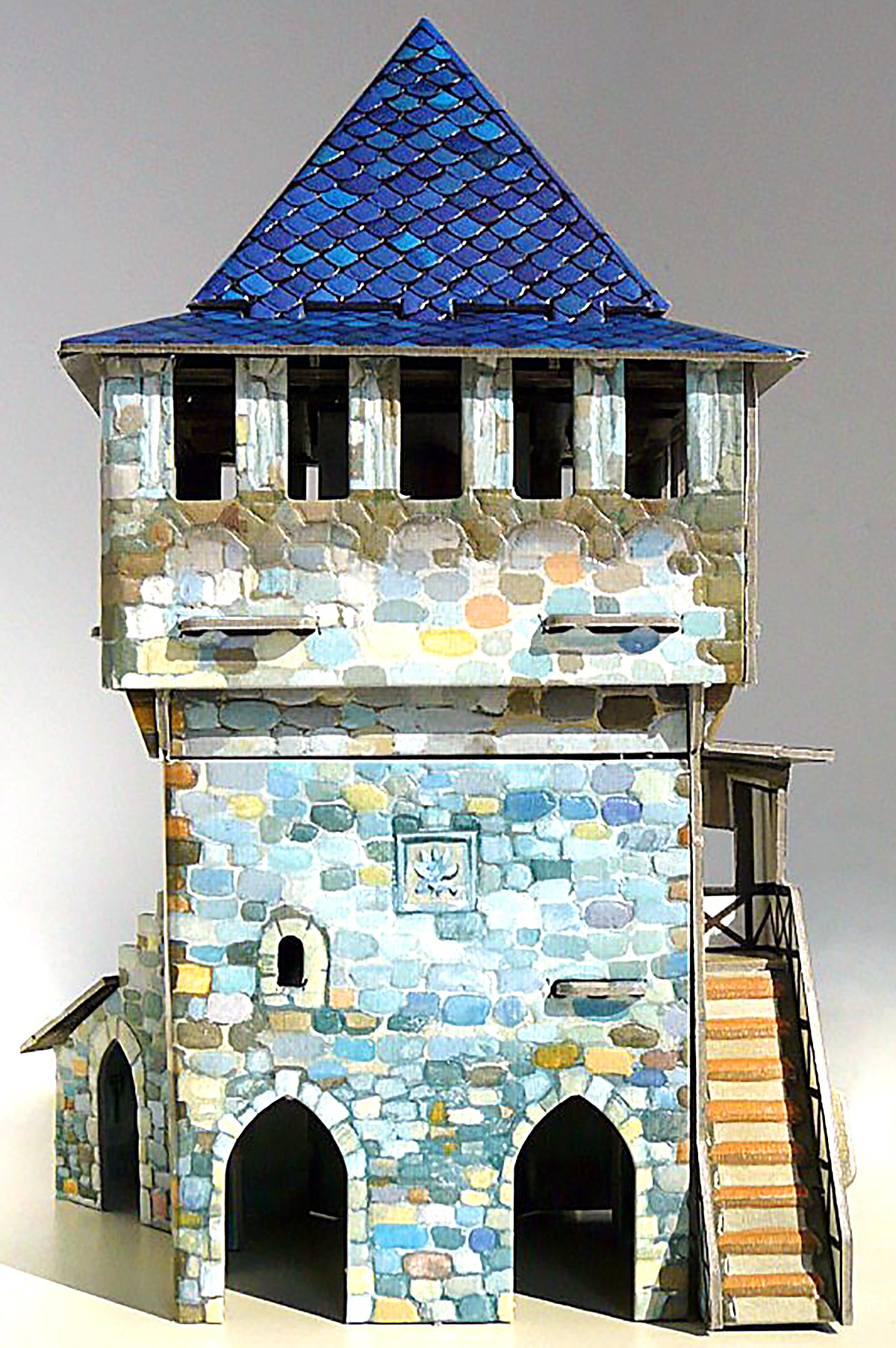3d Puzzle KARTONMODELLBAU Papier Modell Geschenk Idee Spielzeug Oberer Turm TOP TOWER